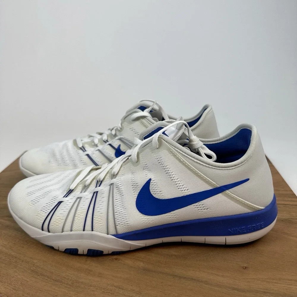 New Womens Nike FREE Training 6 White Crossfit Shoes‎ Sneakers Size 11.5 M